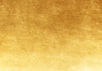 Shiny yellow leaf gold foil texture