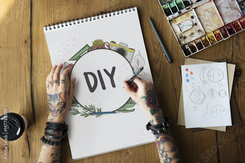 Handcraft Handmade DIY Skills Drawing photo