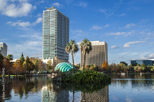 Lake Eola in Orlando Florida