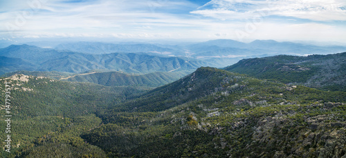 Mount Buffalo National Park - beautiful panoramic landscape. Victoria  Australia