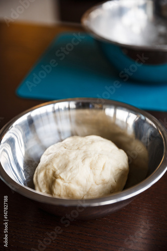bowl full of dough