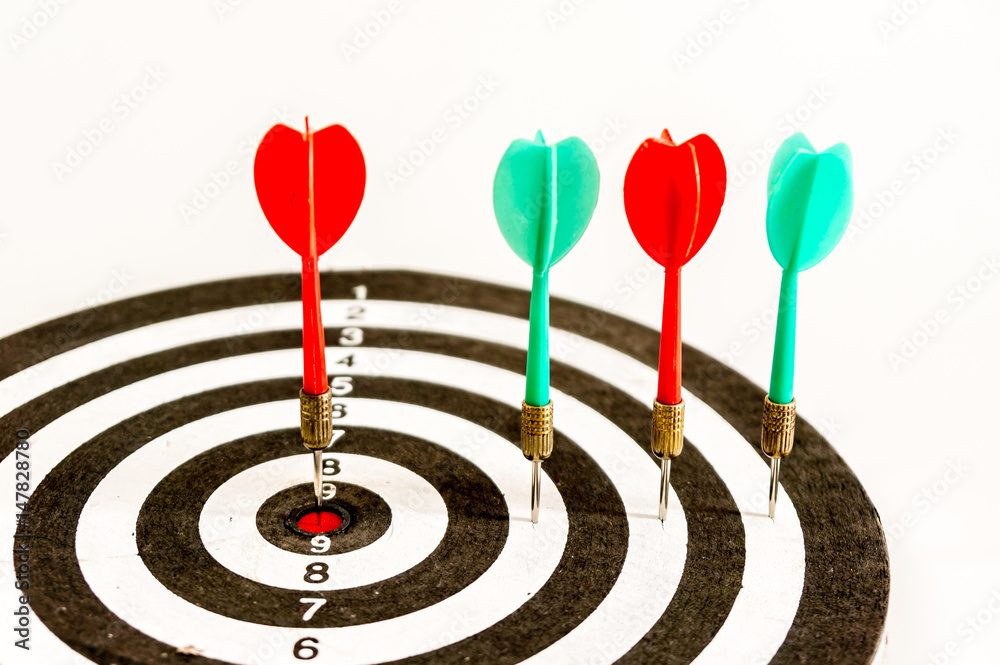 Dart goal ,business concept of target marketing. Success or Goal symbol. Dart goal ,business concept of target marketing. Success or Goal symbol.