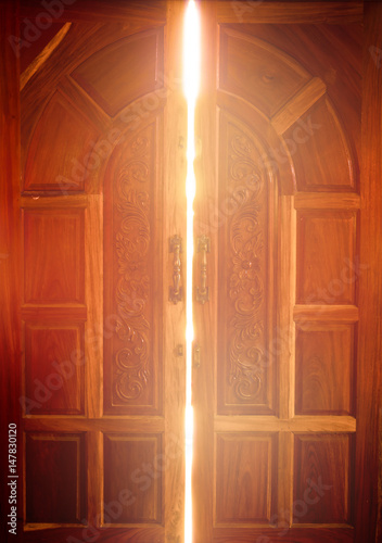 open the door light