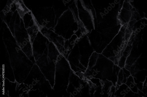 Black marble natural pattern for background, abstract natural marble black and white for design.