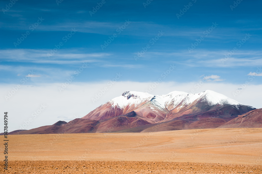 Landscapes of plateau Altiplano, Bolivia