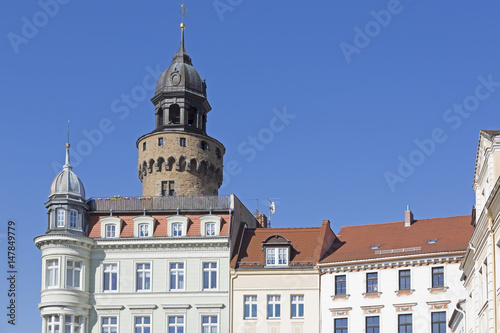 Der Reichenbacher Turm in Görlitz, Ostdeutschland