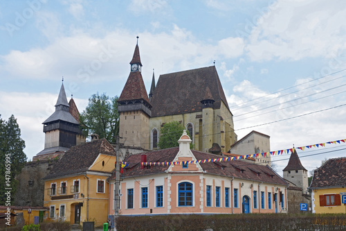 Church and Village of Biertan in Transylvania, Romania