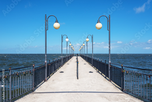 Mole Swinemünde Ostsee Küste Westpommern