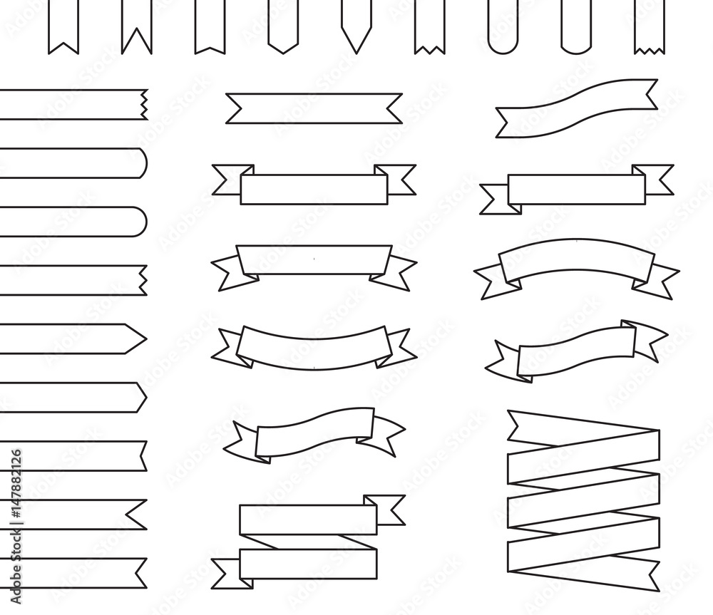 ribbons set design
