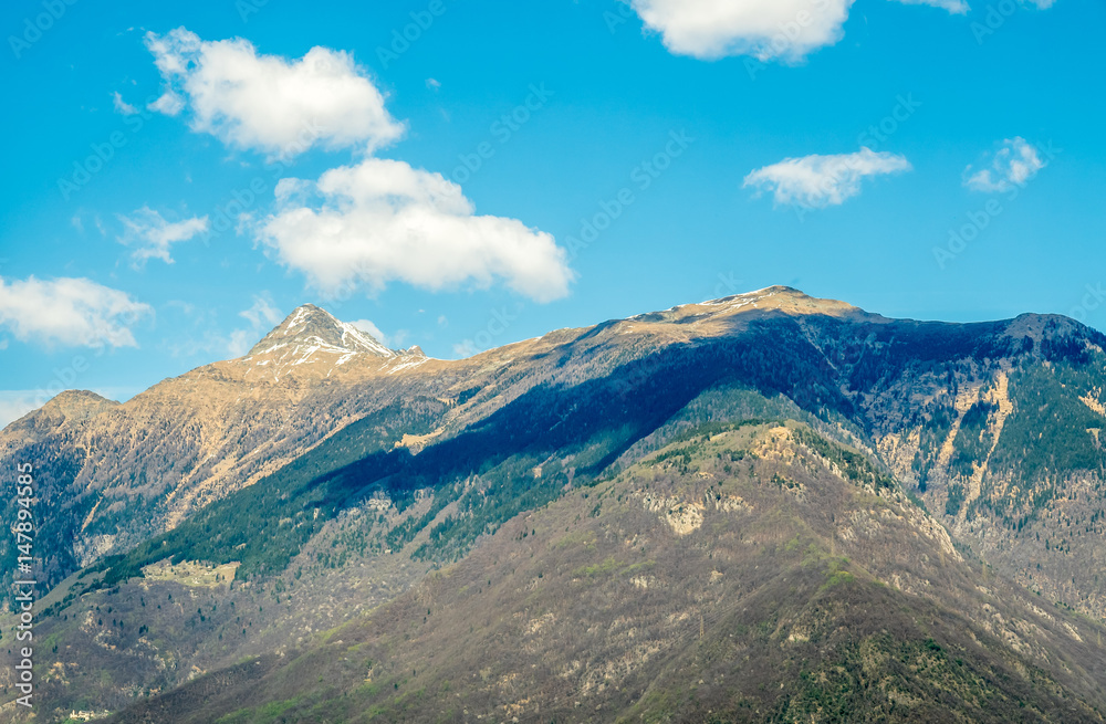 Alps mountain view in Switzerland Alps mountain view in Switzerland
