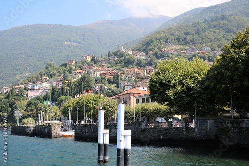 Holiday on the west shore of Lake Como in summer, Lombardy Italy