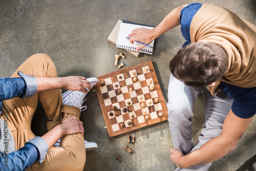 men playing chess