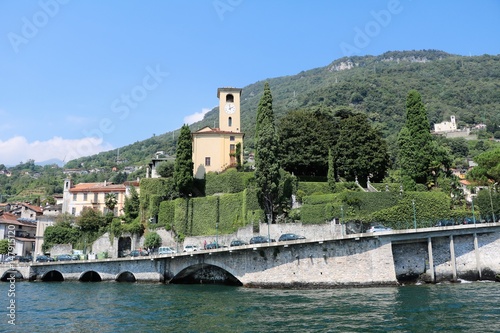 Church in Gravedona on Lake Como, Lombardy Italy