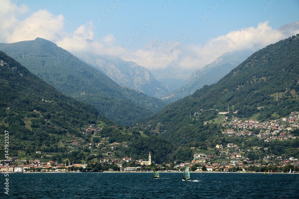 Lake Como landscape, Lombardy Italy