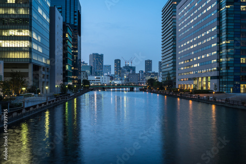 東京品川　高浜運河の夜景３