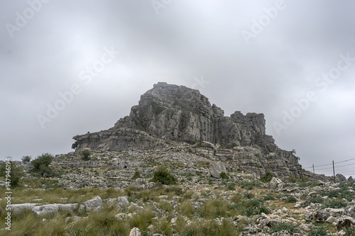 parque natural de la sierra de Grazalema en la provincia de Cádiz, pico del Tunio photo
