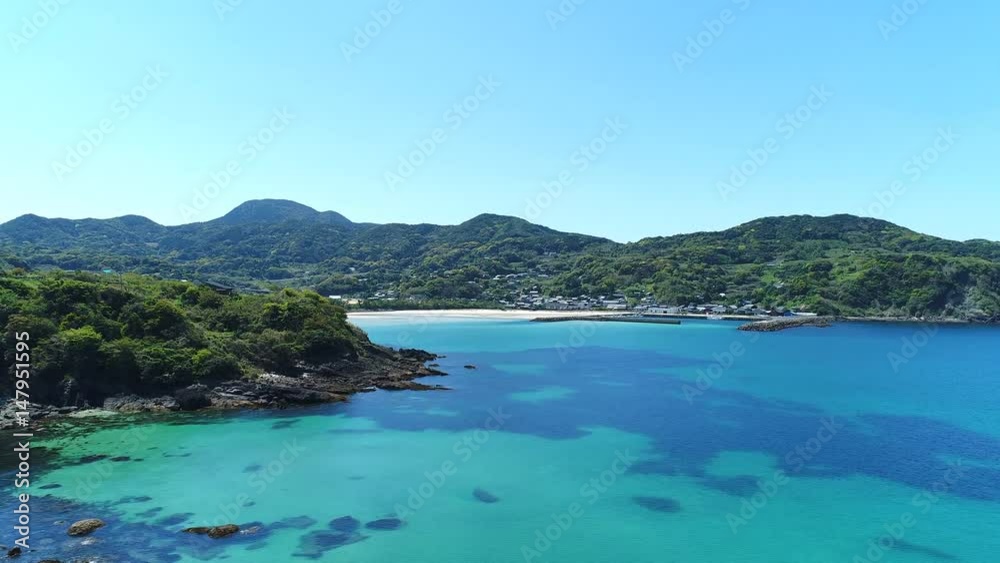 人津久海水浴場 ドローン撮影 人津久海水浴場 ドローン撮影