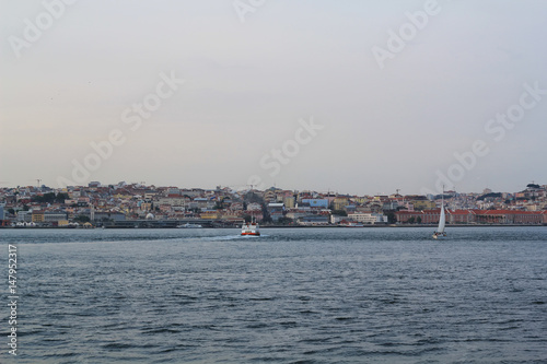 Lisbon and Tagus river 