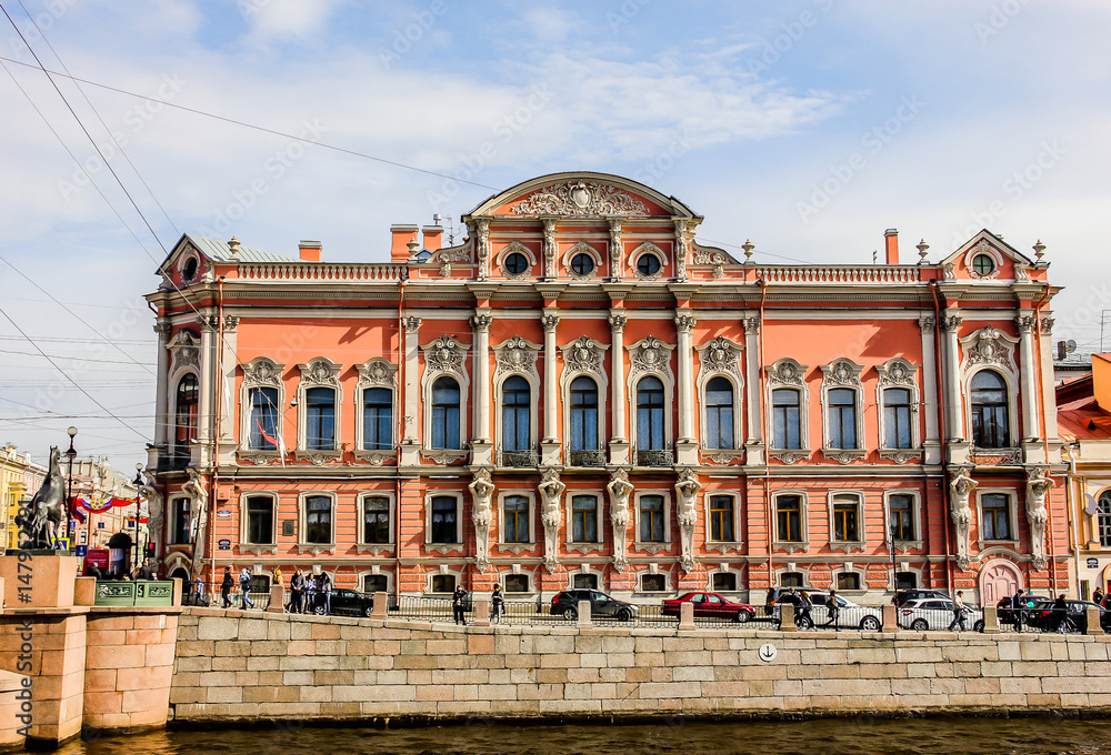 Beloselsky-Belozersky Palace. Saint-Petersburg , Russia