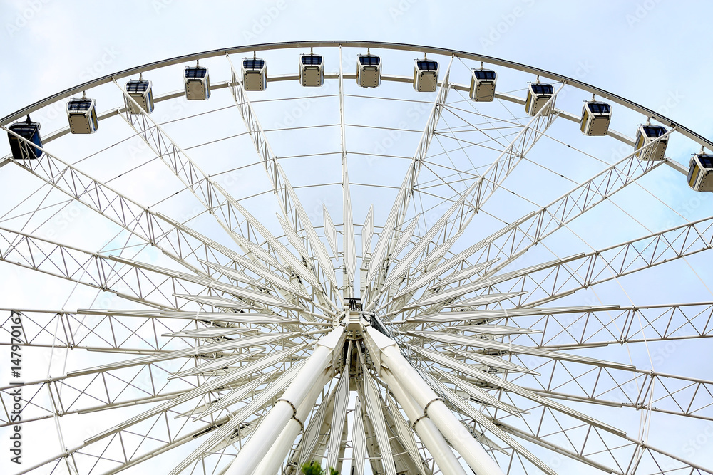 ferris wheel. ferris wheel.