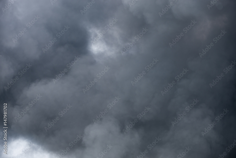 Large black billowing smoke cloud background texture organic pattern