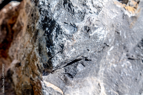 Stone rock in nature as background