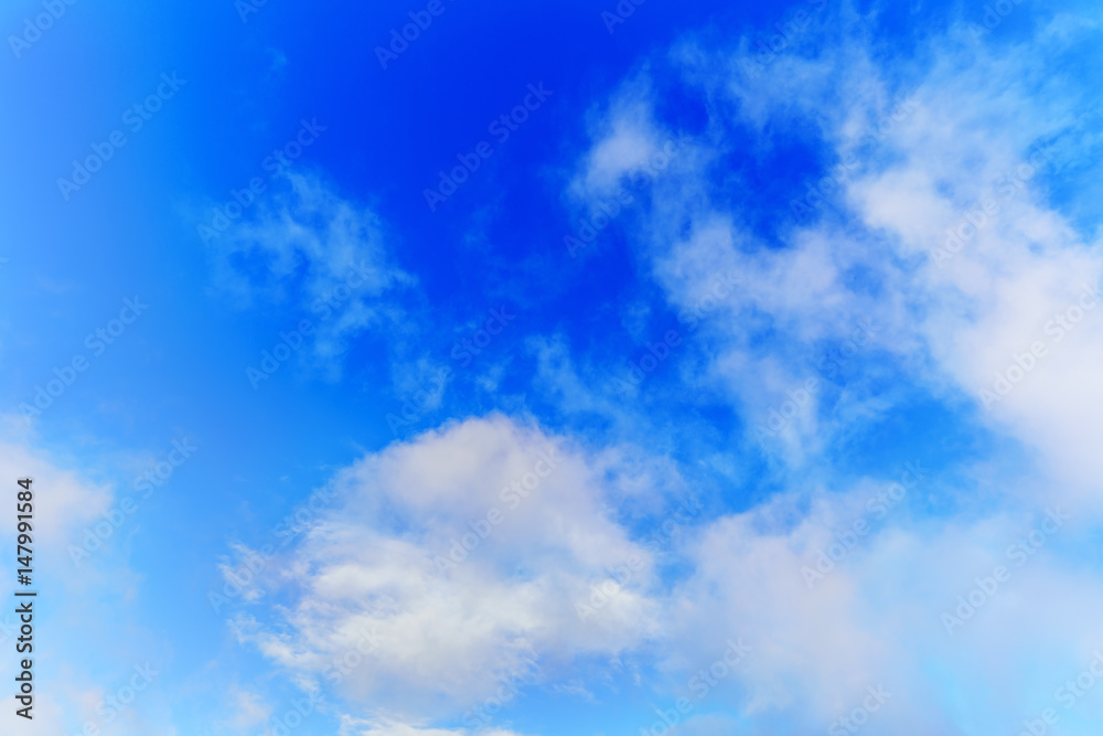 Beautiful white clouds and blue sky background Beautiful white clouds and blue sky background