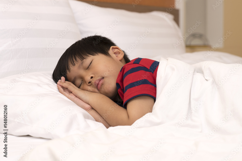 Close up of cute boy sleeping. Close up of cute boy sleeping.