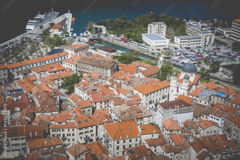 Kotor in a beautiful summer day, Montenegro Kotor in a beautiful summer day, Montenegro