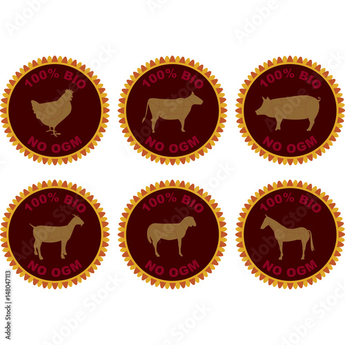 simbolo carne bio