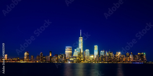 NYC evening skyline