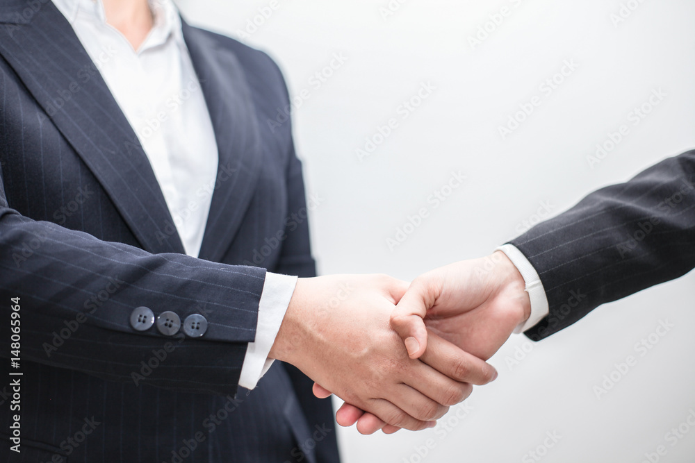 confident business man shaking hands during a meeting to aim dealing success and partner concept in the office . confident business man shaking hands during a meeting to aim dealing success and partner concept in the office .