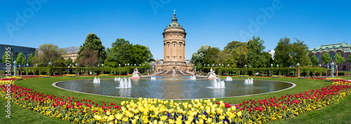 Obraz na płótnie Mannheim Wasserturm Panorama