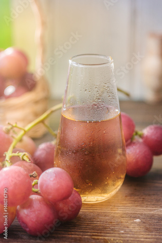 Grape juice in glass