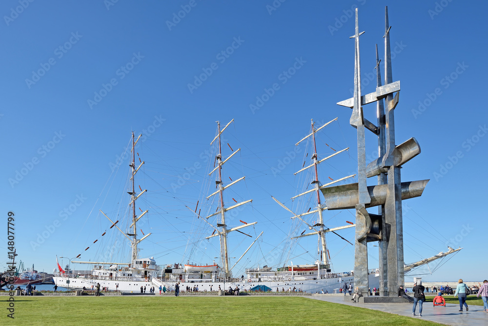 Port w Gdyni - obrazy, fototapety, plakaty 