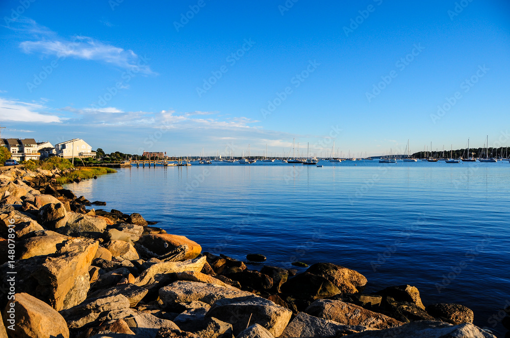 A Harbor in Rhode Island