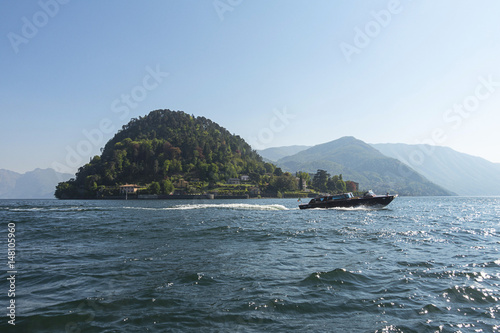 Lago di Como barca a motore
