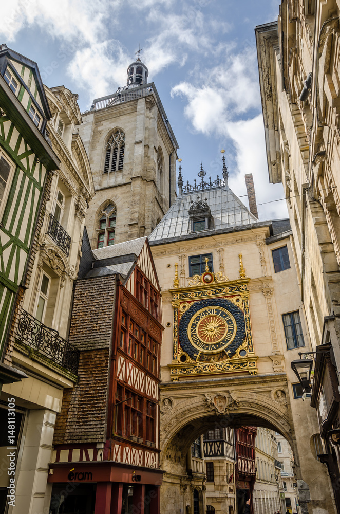Obraz premium Horloge in Rouen
