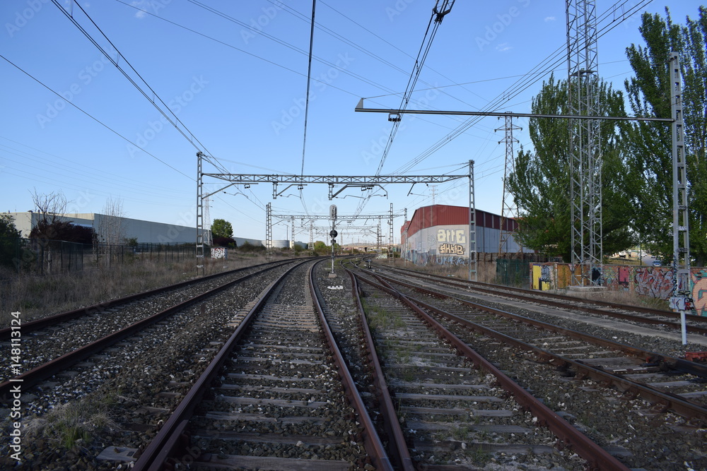 Vías de trenes.