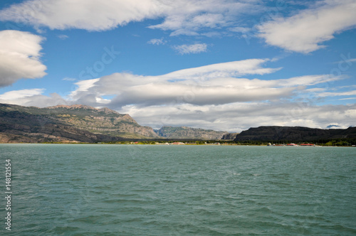 Puerto Ibañez from Lake Cabrera