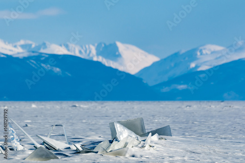 Góry przybajkala, Jezioro Bajkał, Syberia, Rosja