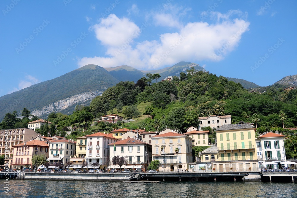 Tremezzo at Lake Como in summer, Lombardy Italy
