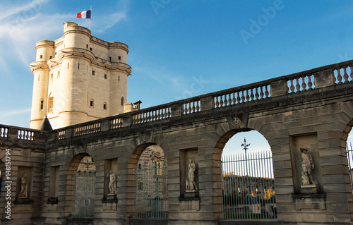 The Vincennes castle ,near Paris, France.