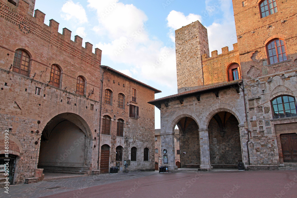 San Gimignano - medieval town of Toscana, Italy 