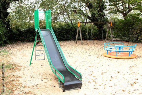 Obraz na plátně Aire de jeux toboggan
