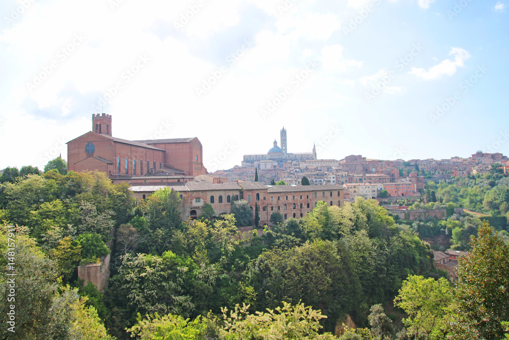 Obraz premium Beautiful view of the historic city of Siena. Tuscany, Italy 