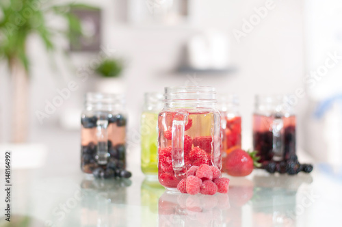 Berry cocktail, refreshing fruit beverage