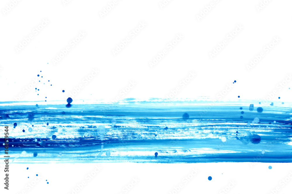 水色の線と点 白背景 Stock Illustration Adobe Stock