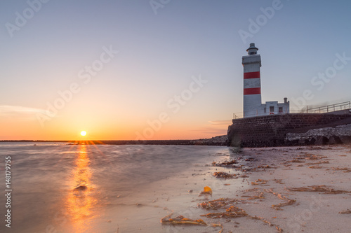 Gardur lighthouse sunset