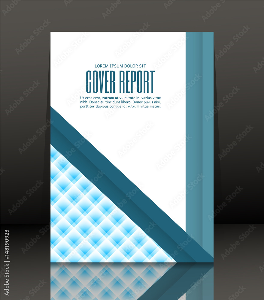 Fototapeta premium Template design for cover. Banner in A4 size. Abstract background. Vector, illustration.